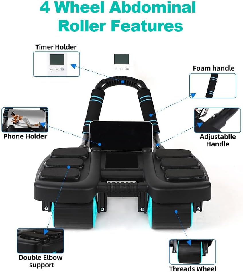 Dulux Fitness™ Abs Roller Wheel with Elbow Support