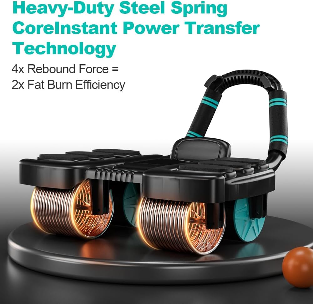 Dulux Fitness™ Abs Roller Wheel with Elbow Support