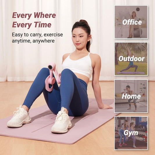 MERACH Thigh Trainer, Pelvic Floor Muscle Trainer, Inner Thigh Exercise Workout Equipment for Home Gym, Pelvic Floor Strengthening Women