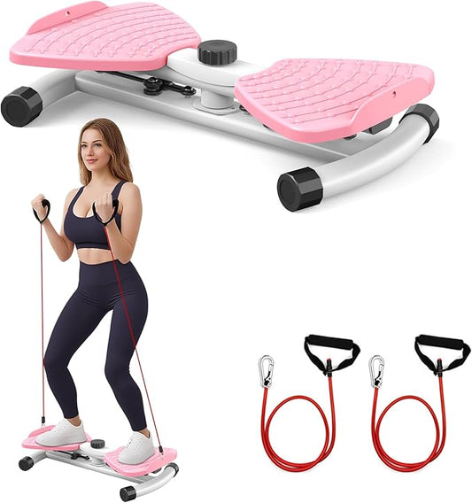 Waist Twister, Ab Machine with 300 lbs Weight Capacity, Abs Workout for Slim Waist and Core Ab Exercise, Noiseless Home Gym Exercise Equipment for Women Men