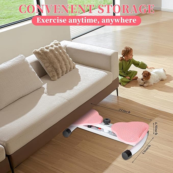 Waist Twister, Ab Machine with 300 lbs Weight Capacity, Abs Workout for Slim Waist and Core Ab Exercise, Noiseless Home Gym Exercise Equipment for Women Men