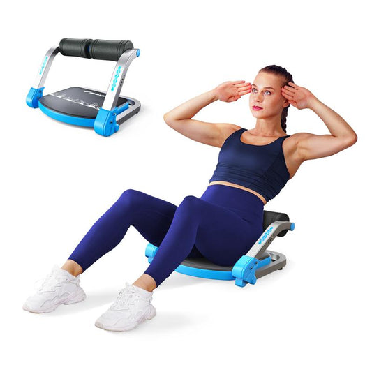 Sit-Up Exercise Equipment, Ab Crunch Machine Roll-up Machine, Abdominal Workout Machine for Home Gym, Core Ab Exercise System Trainer,