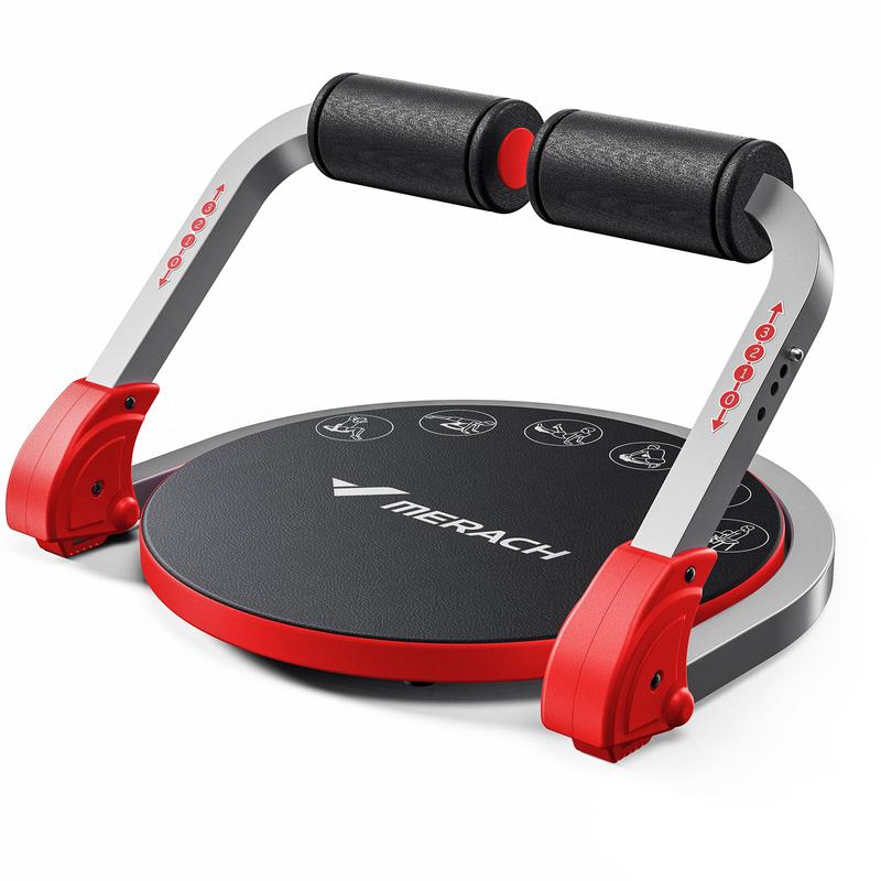 Sit-Up Exercise Equipment, Ab Crunch Machine Roll-up Machine, Abdominal Workout Machine for Home Gym, Core Ab Exercise System Trainer,